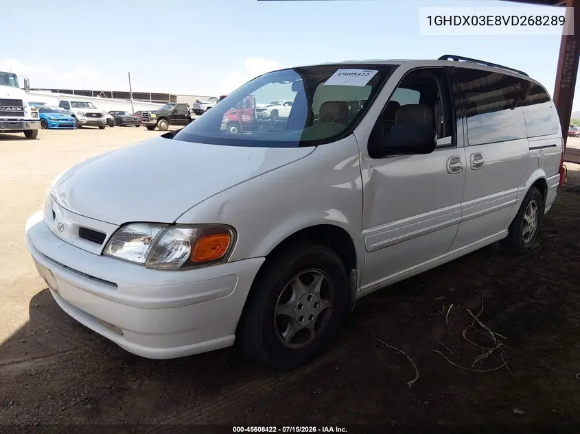 1997 Oldsmobile Silhouette Gl VIN: 1GHDX03E8VD268289 Lot: 45608422