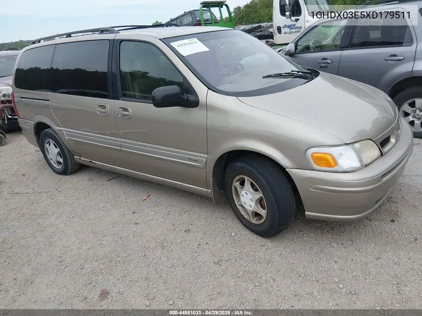 1999 Oldsmobile Silhouette Premiere Edition VIN: 1GHDX03E5XD179511 Lot: 44981033