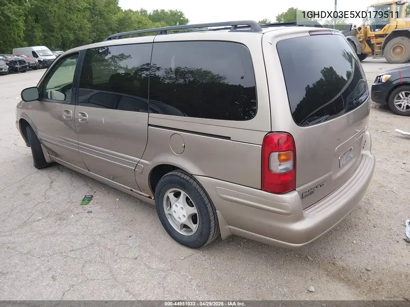 1999 Oldsmobile Silhouette Premiere Edition VIN: 1GHDX03E5XD179511 Lot: 44981033
