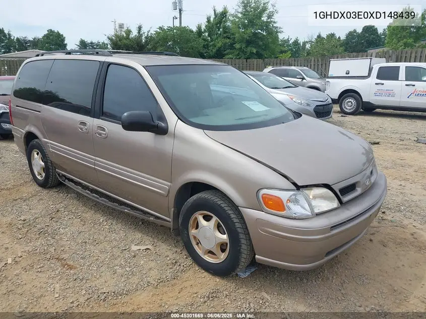 1999 Oldsmobile Silhouette Premiere Edition VIN: 1GHDX03E0XD148439 Lot: 45301669