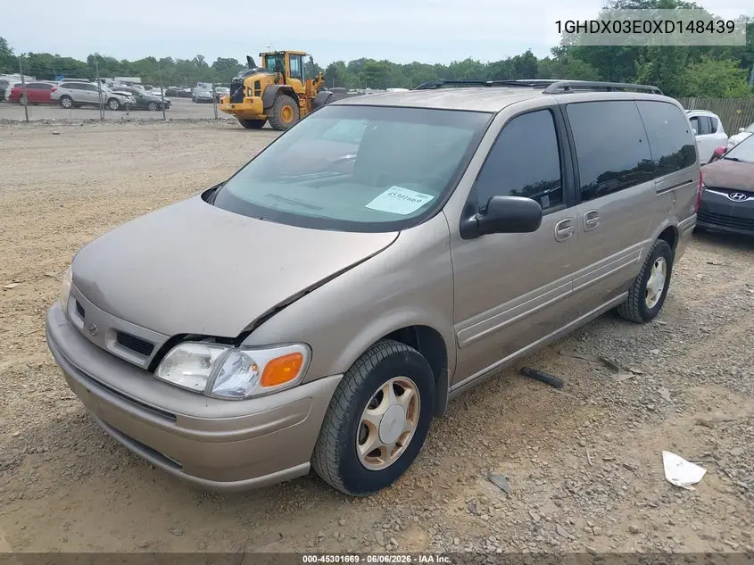 1999 Oldsmobile Silhouette Premiere Edition VIN: 1GHDX03E0XD148439 Lot: 45301669