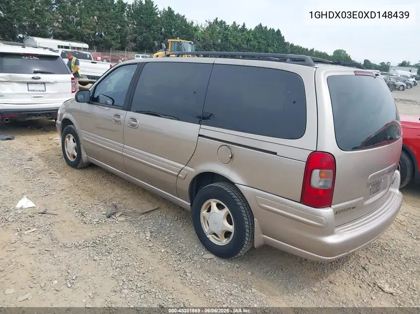 1999 Oldsmobile Silhouette Premiere Edition VIN: 1GHDX03E0XD148439 Lot: 45301669