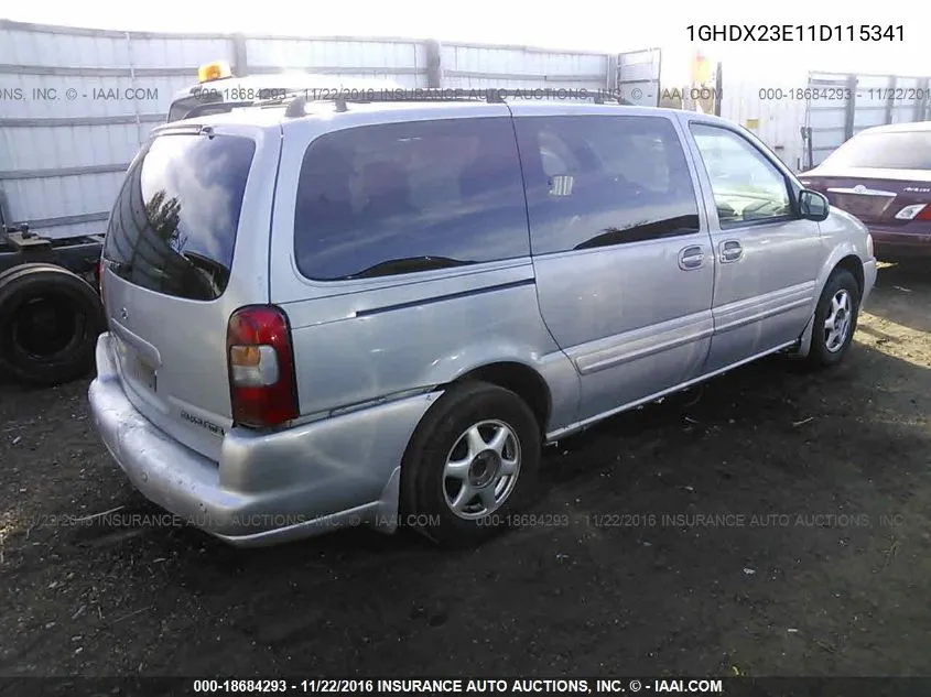 2001 Oldsmobile Silhouette Economy VIN: 1GHDX23E11D115341 Lot: 18684293