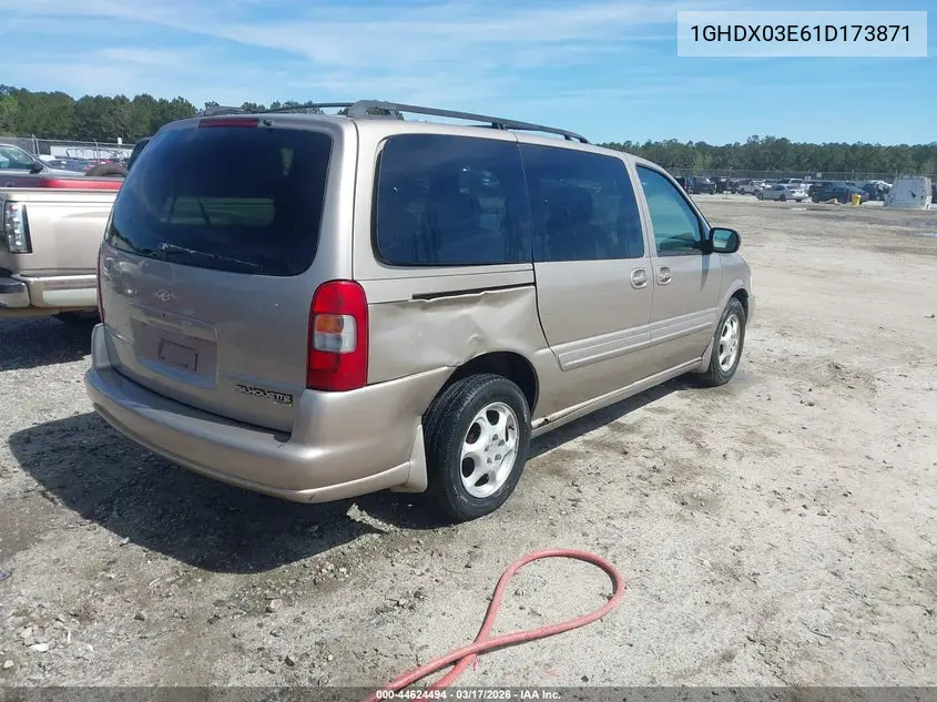 2001 Oldsmobile Silhouette Gls W/Abc Seats VIN: 1GHDX03E61D173871 Lot: 44624494
