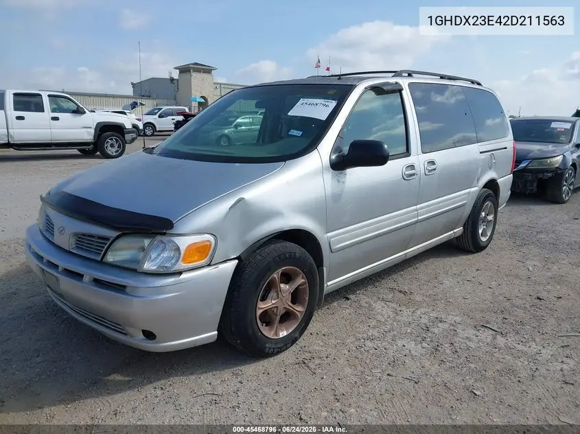 2002 Oldsmobile Silhouette Gl VIN: 1GHDX23E42D211563 Lot: 45468796