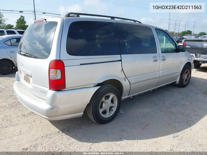 2002 Oldsmobile Silhouette Gl VIN: 1GHDX23E42D211563 Lot: 45468796