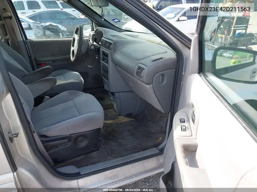 2002 Oldsmobile Silhouette Gl VIN: 1GHDX23E42D211563 Lot: 45468796