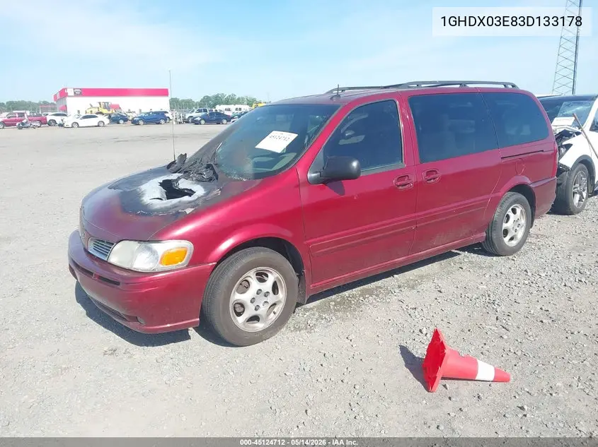 2003 Oldsmobile Silhouette Gl VIN: 1GHDX03E83D133178 Lot: 45124712
