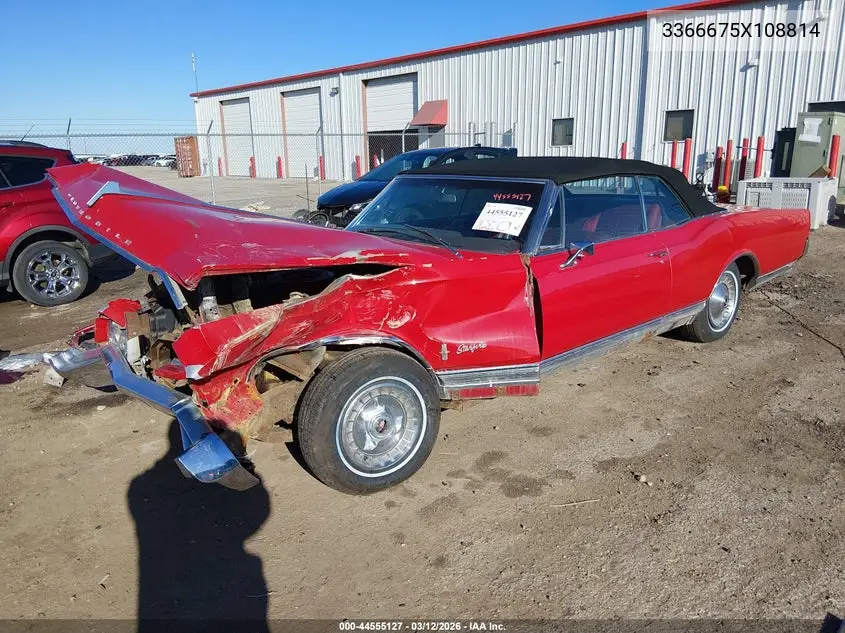 1965 Oldsmobile Starfire VIN: 3366675X108814 Lot: 44555127