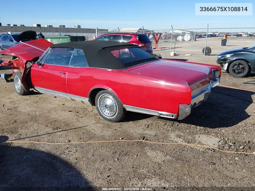 1965 Oldsmobile Starfire VIN: 3366675X108814 Lot: 44555127