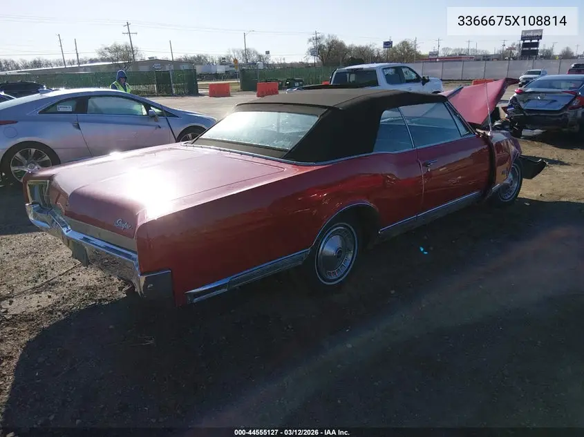 1965 Oldsmobile Starfire VIN: 3366675X108814 Lot: 44555127