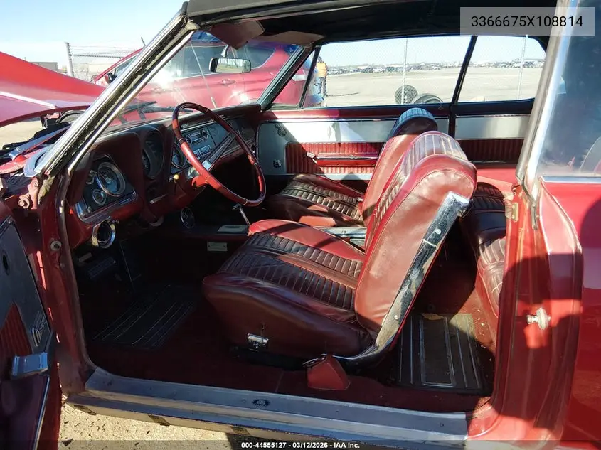 1965 Oldsmobile Starfire VIN: 3366675X108814 Lot: 44555127