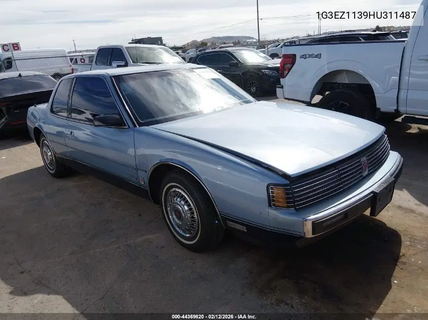 1987 Oldsmobile Toronado Brougham VIN: 1G3EZ1139HU311487 Lot: 44369820
