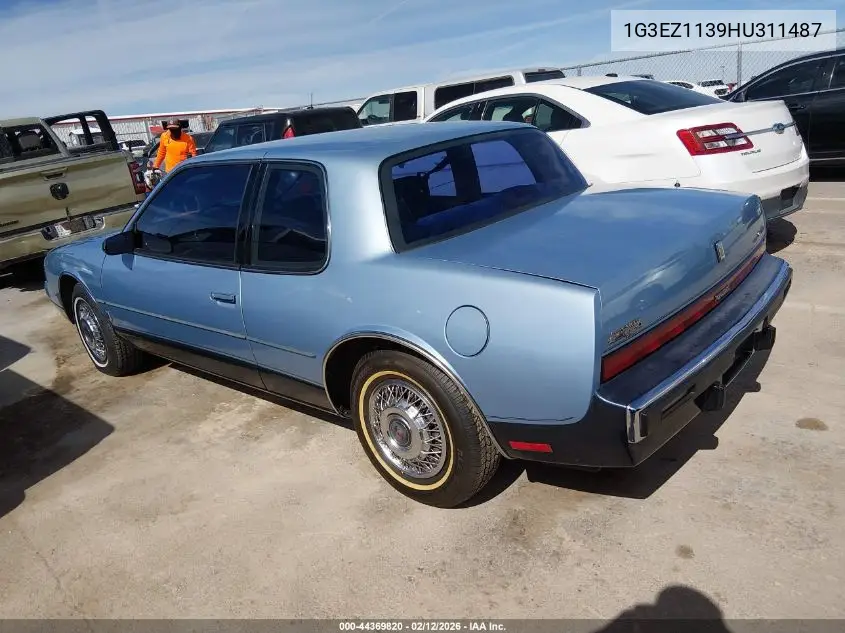 1987 Oldsmobile Toronado Brougham VIN: 1G3EZ1139HU311487 Lot: 44369820