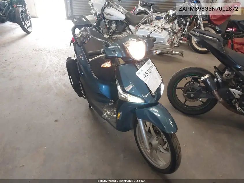 2022 Piaggio Liberty 150/150 S/150 Baci Perugina VIN: ZAPM898G3N7002872 Lot: 45328334