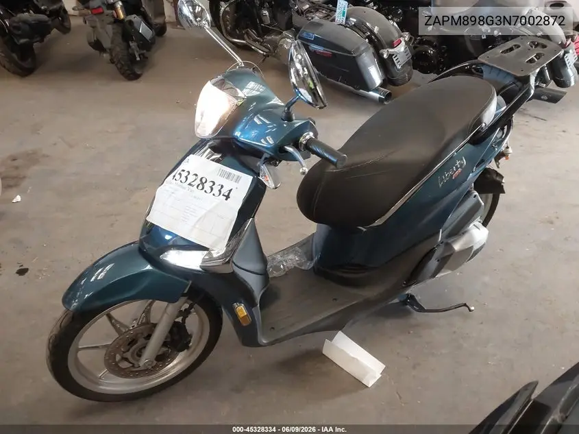 2022 Piaggio Liberty 150/150 S/150 Baci Perugina VIN: ZAPM898G3N7002872 Lot: 45328334