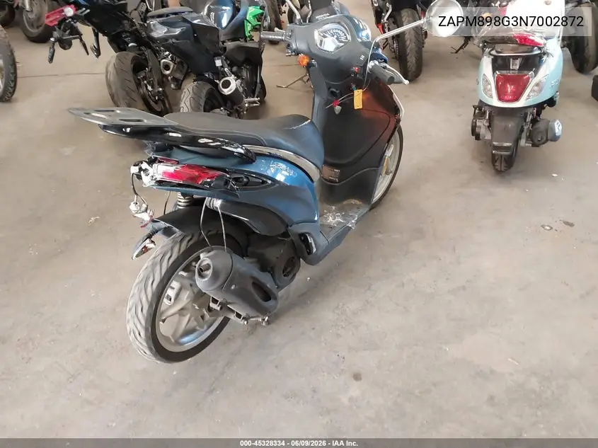 2022 Piaggio Liberty 150/150 S/150 Baci Perugina VIN: ZAPM898G3N7002872 Lot: 45328334