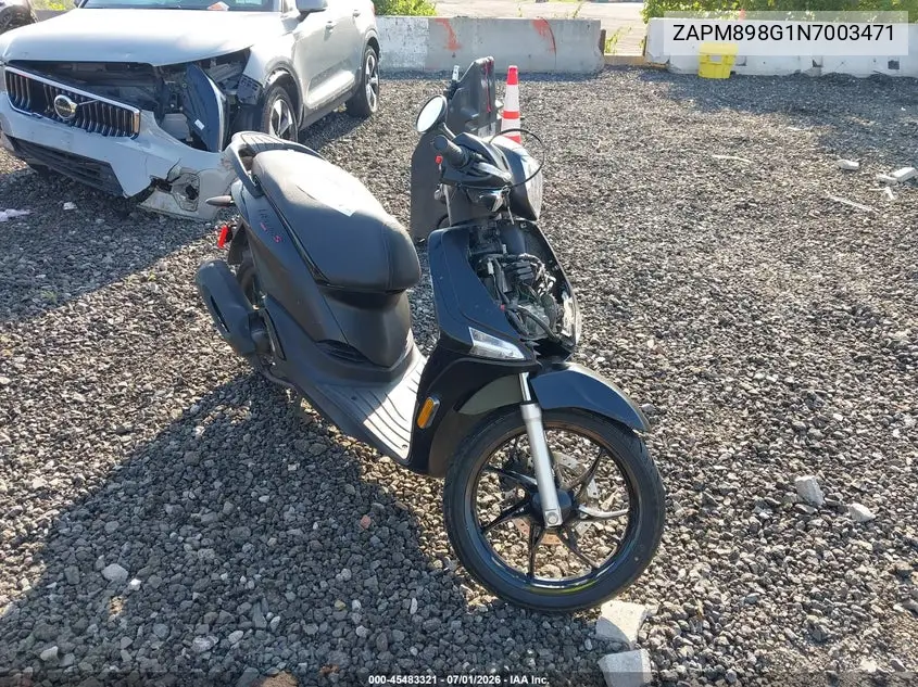 2022 Piaggio Liberty 150/150 S/150 Baci Perugina VIN: ZAPM898G1N7003471 Lot: 45483321