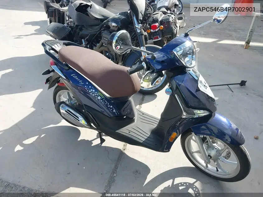 2023 Piaggio Liberty 50/50 S/50 Baci Perugina VIN: ZAPC546B4P7002901 Lot: 45541118