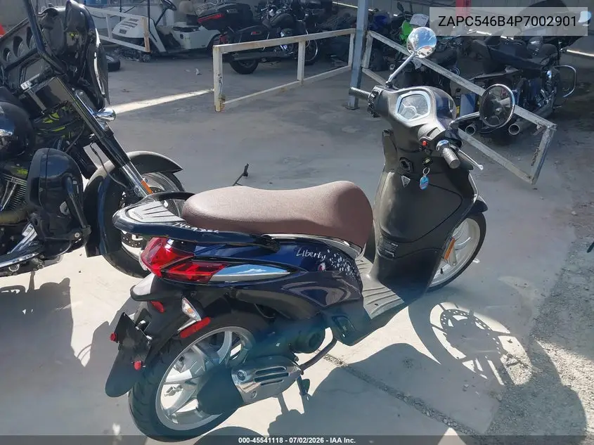 2023 Piaggio Liberty 50/50 S/50 Baci Perugina VIN: ZAPC546B4P7002901 Lot: 45541118