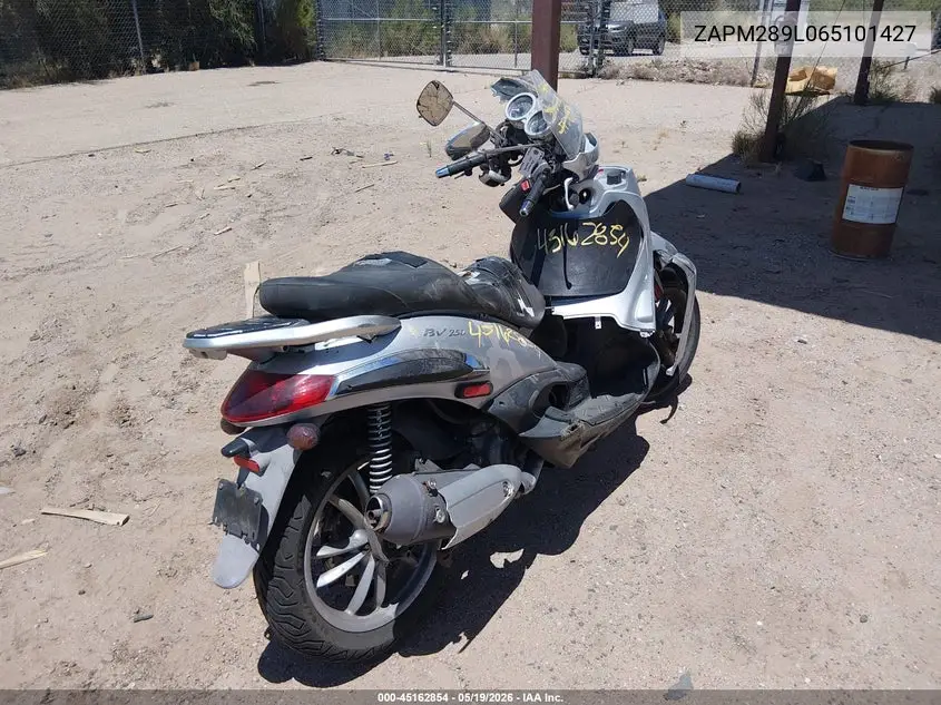2006 Piaggio Bv 200/250 VIN: ZAPM289L065101427 Lot: 45162854