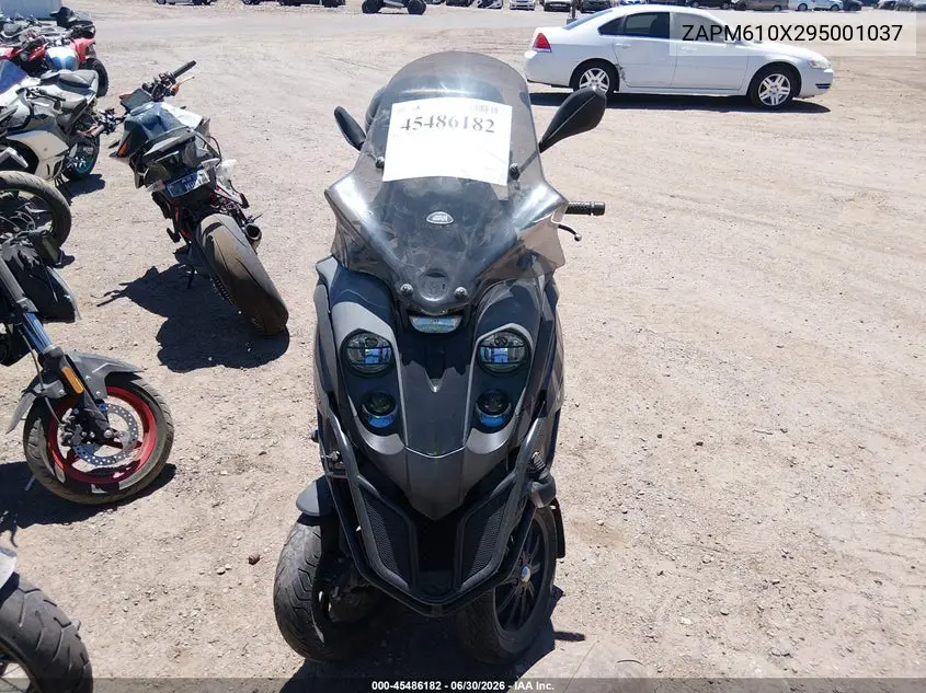 2009 Piaggio Mp3 500 VIN: ZAPM610X295001037 Lot: 45486182