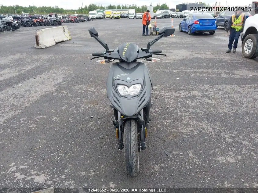 2023 Piaggio Typhoon VIN: ZAPC506BXP4004985 Lot: 12643552