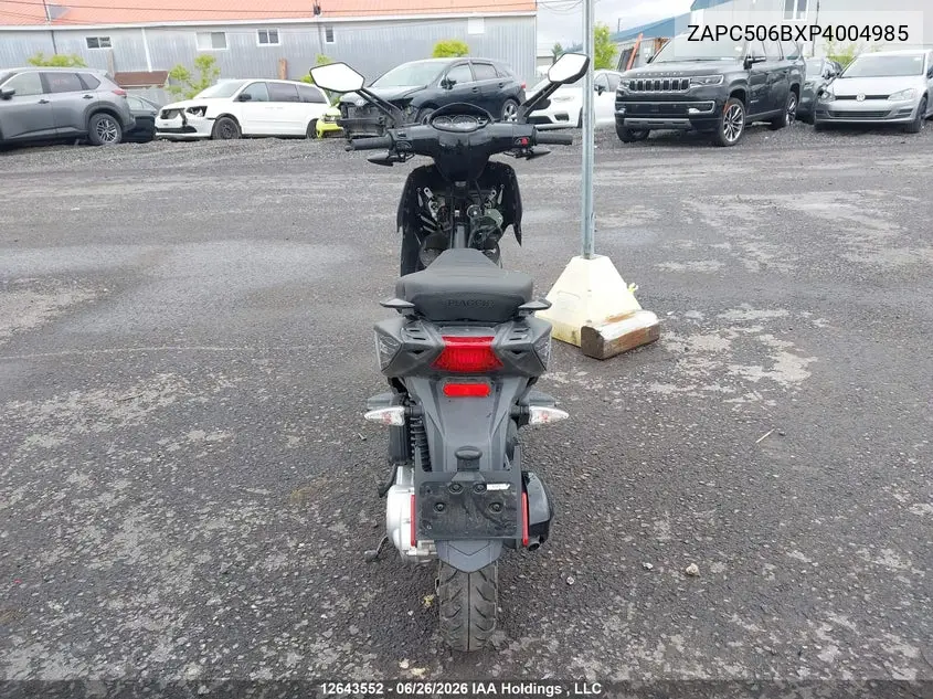 2023 Piaggio Typhoon VIN: ZAPC506BXP4004985 Lot: 12643552