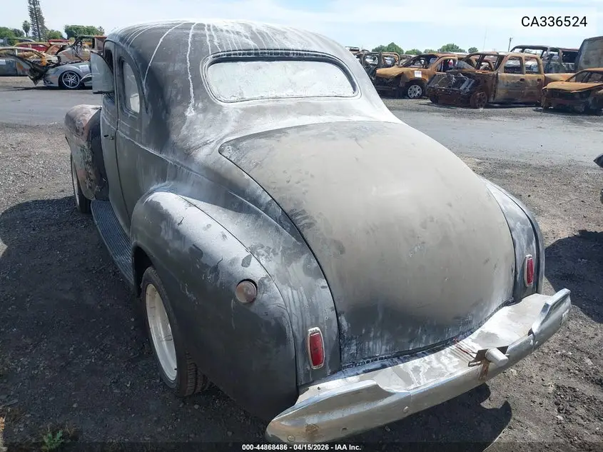 1940 Plymouth Coupe VIN: CA336524 Lot: 44868486