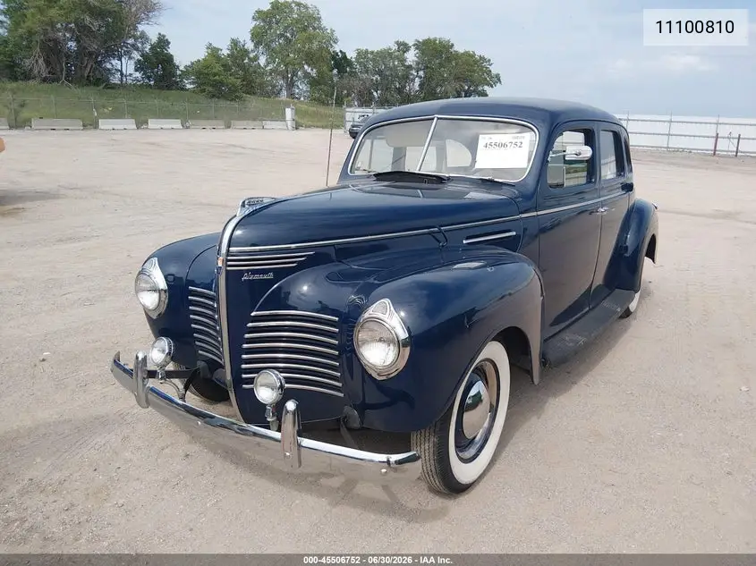 1940 Plymouth P10 VIN: 11100810 Lot: 45506752