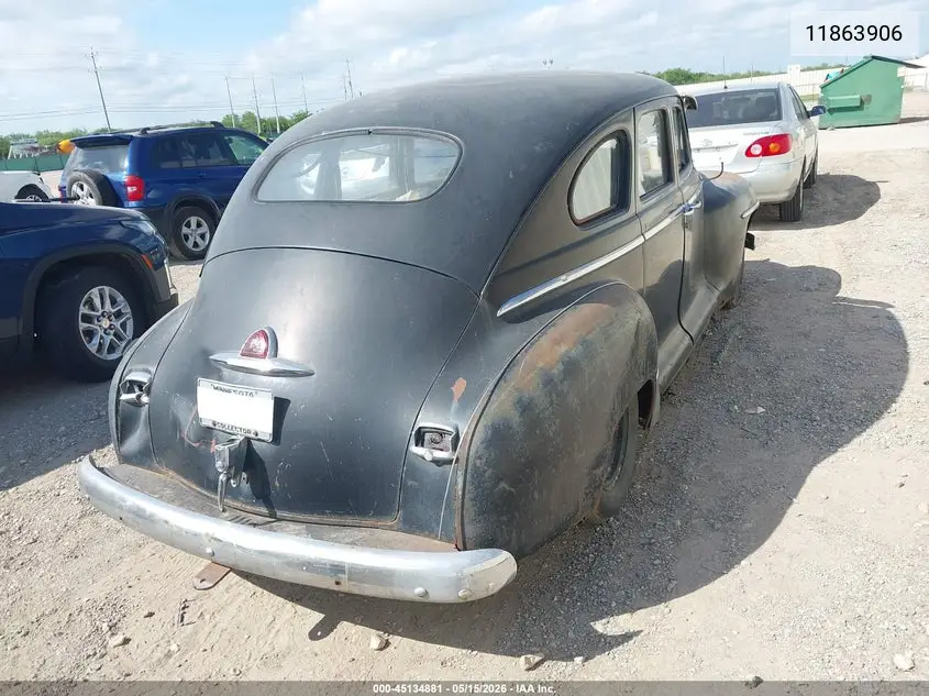 1948 Plymouth 4 Door Sedan VIN: 11863906 Lot: 45134881