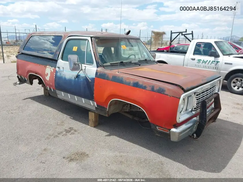 1978 Plymouth Trail Duster VIN: 0000AA0BJ8S164294 Lot: 45113142