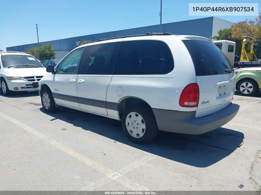 1999 Plymouth Grand Voyager Se VIN: 1P4GP44R6XB907534 Lot: 45288606
