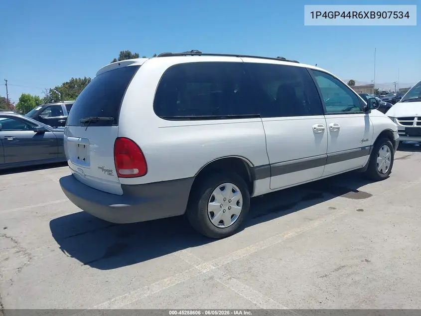 1999 Plymouth Grand Voyager Se VIN: 1P4GP44R6XB907534 Lot: 45288606