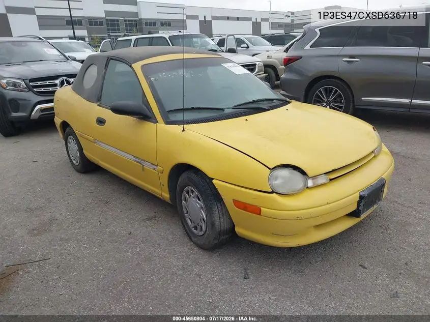 1995 Dodge Neon VIN: 1B3ES27C2SD584488 Lot: 45650804