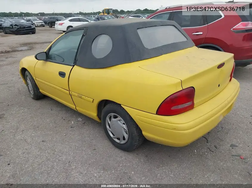 1995 Dodge Neon VIN: 1B3ES27C2SD584488 Lot: 45650804