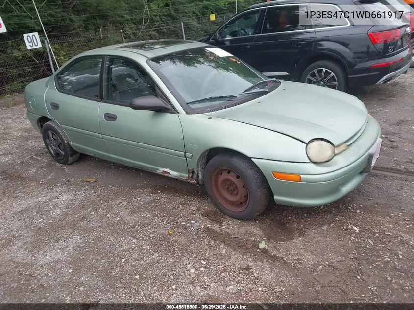 1998 Plymouth Neon Competition/Highline VIN: 1P3ES47C1WD661917 Lot: 45515507