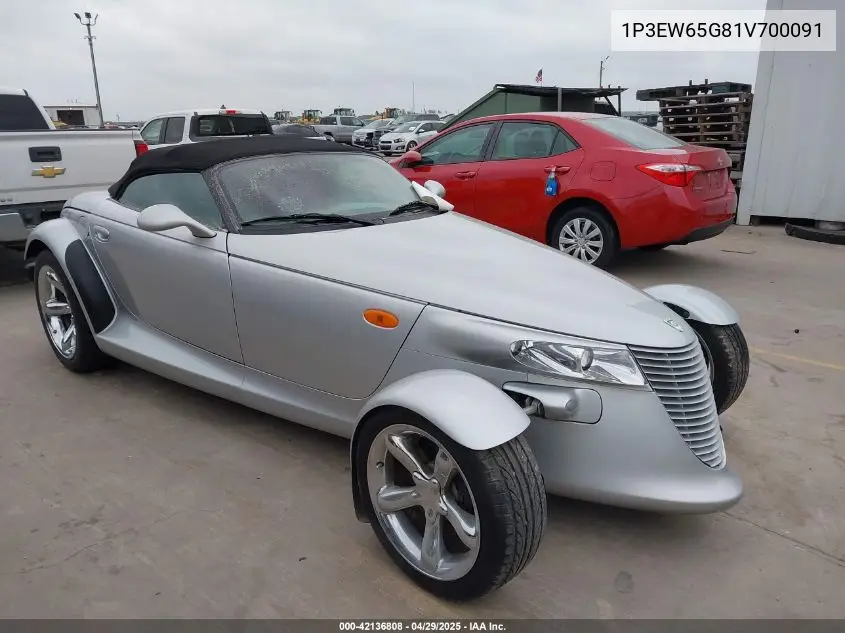 2001 Plymouth Prowler VIN: 1P3EW65G81V700091 Lot: 42136808