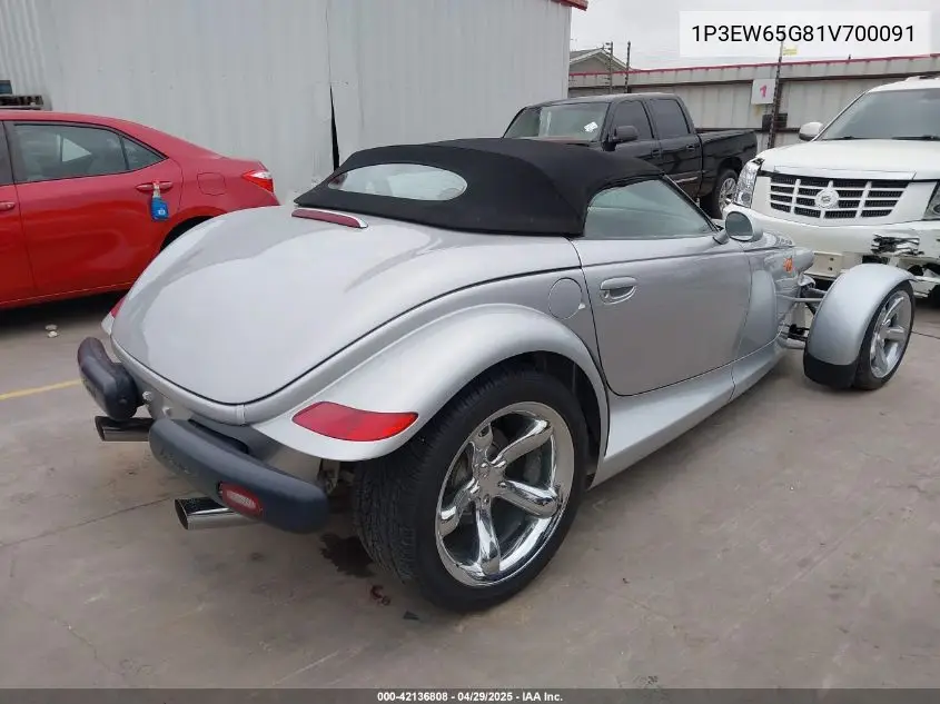 2001 Plymouth Prowler VIN: 1P3EW65G81V700091 Lot: 42136808