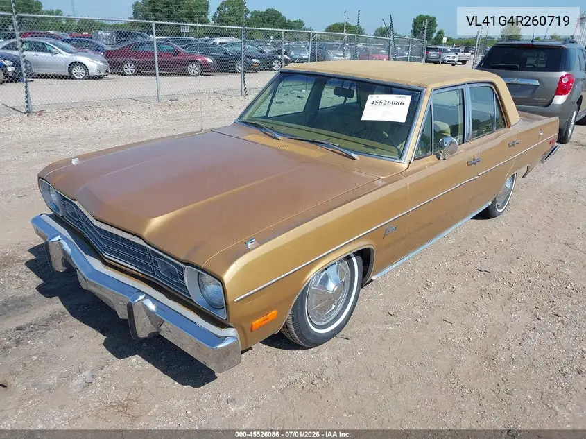 1974 Plymouth Valiant VIN: VL41G4R260719 Lot: 45526086