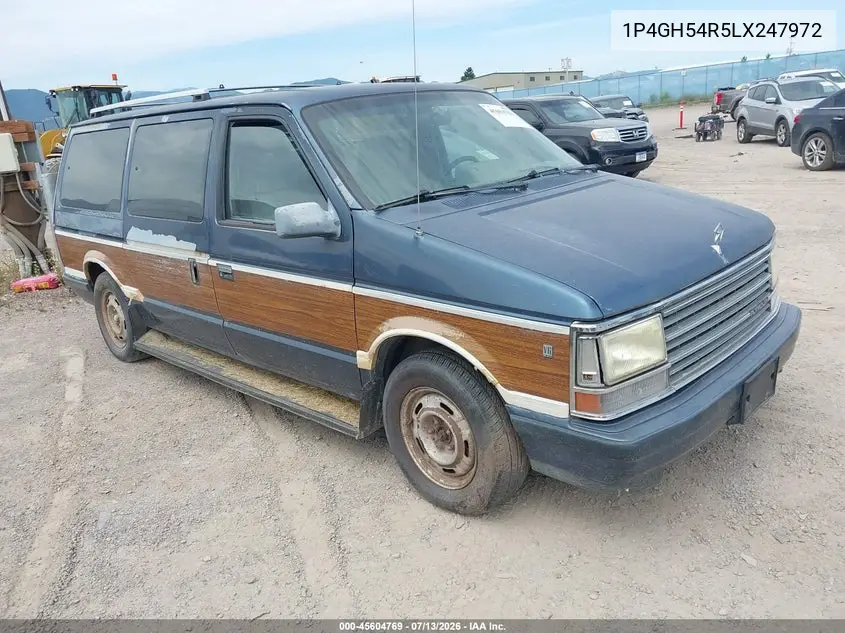 1990 Plymouth Grand Voyager Le VIN: 1P4GH54R5LX247972 Lot: 45604769
