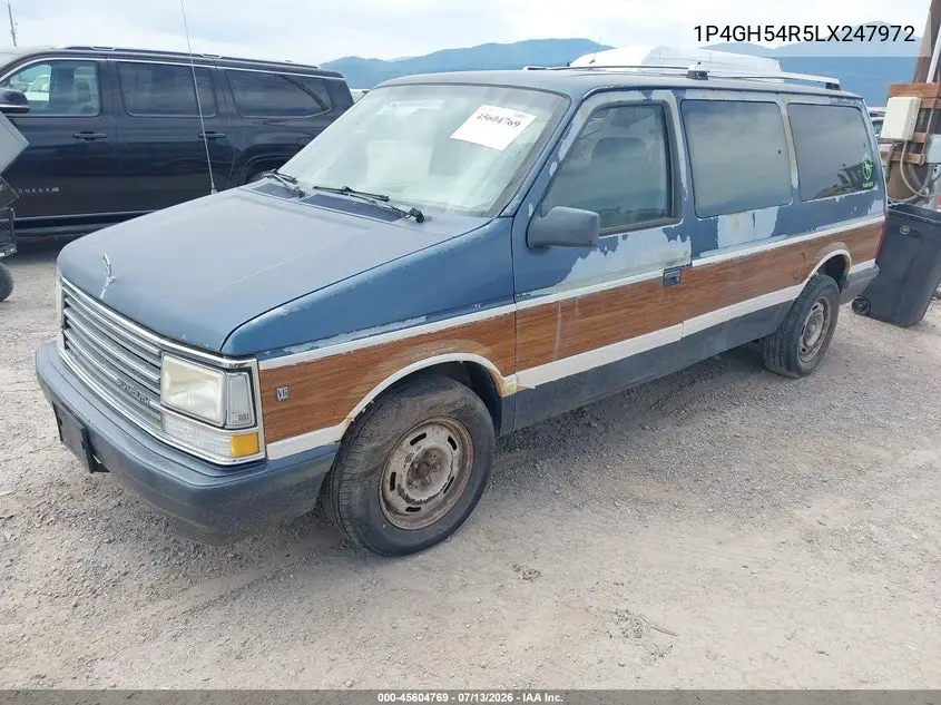 1990 Plymouth Grand Voyager Le VIN: 1P4GH54R5LX247972 Lot: 45604769
