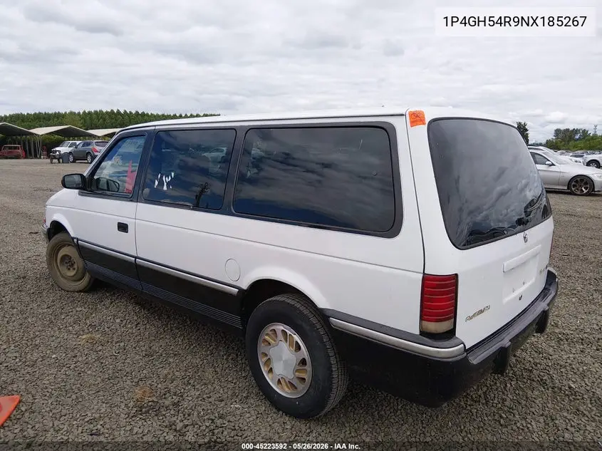 1992 Plymouth Grand Voyager Le VIN: 1P4GH54R9NX185267 Lot: 45223592