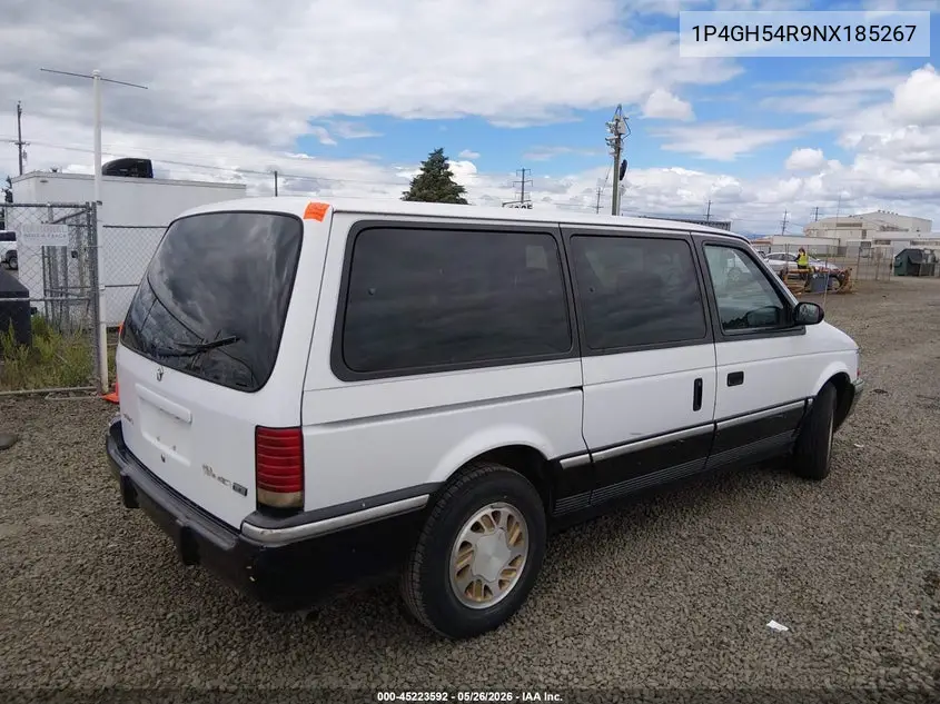 1992 Plymouth Grand Voyager Le VIN: 1P4GH54R9NX185267 Lot: 45223592