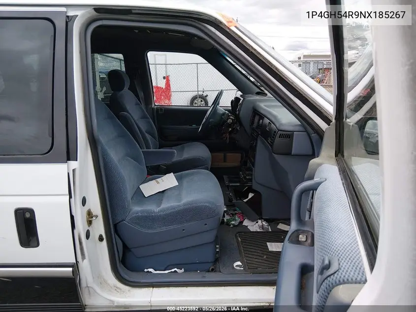 1992 Plymouth Grand Voyager Le VIN: 1P4GH54R9NX185267 Lot: 45223592