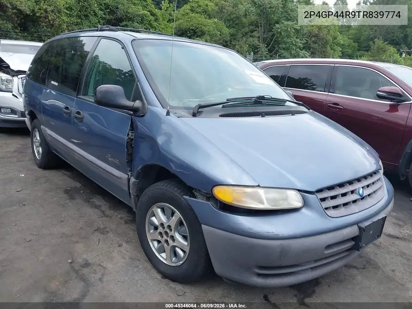 1996 Plymouth Grand Voyager Se VIN: 2P4GP44R9TR839774 Lot: 45346064