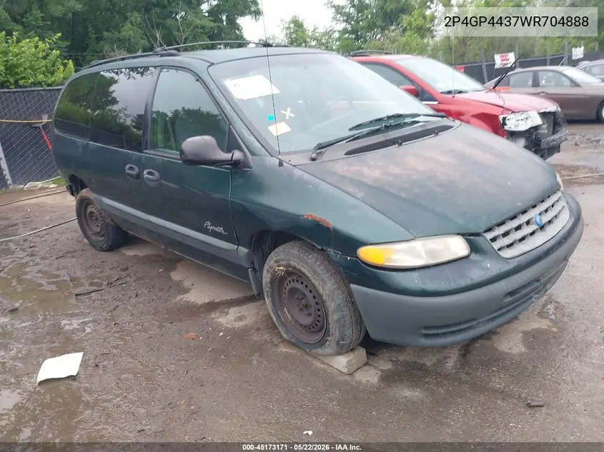 1998 Plymouth Grand Voyager Se VIN: 2P4GP4437WR704888 Lot: 45173171