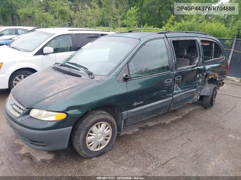 1998 Plymouth Grand Voyager Se VIN: 2P4GP4437WR704888 Lot: 45173171
