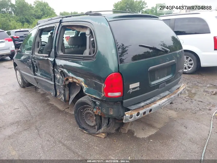 1998 Plymouth Grand Voyager Se VIN: 2P4GP4437WR704888 Lot: 45173171
