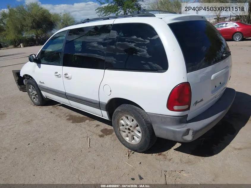 1999 Plymouth Voyager Se VIN: 2P4GP45G3XR211518 Lot: 44866697